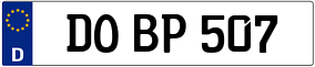 Truck License Plate